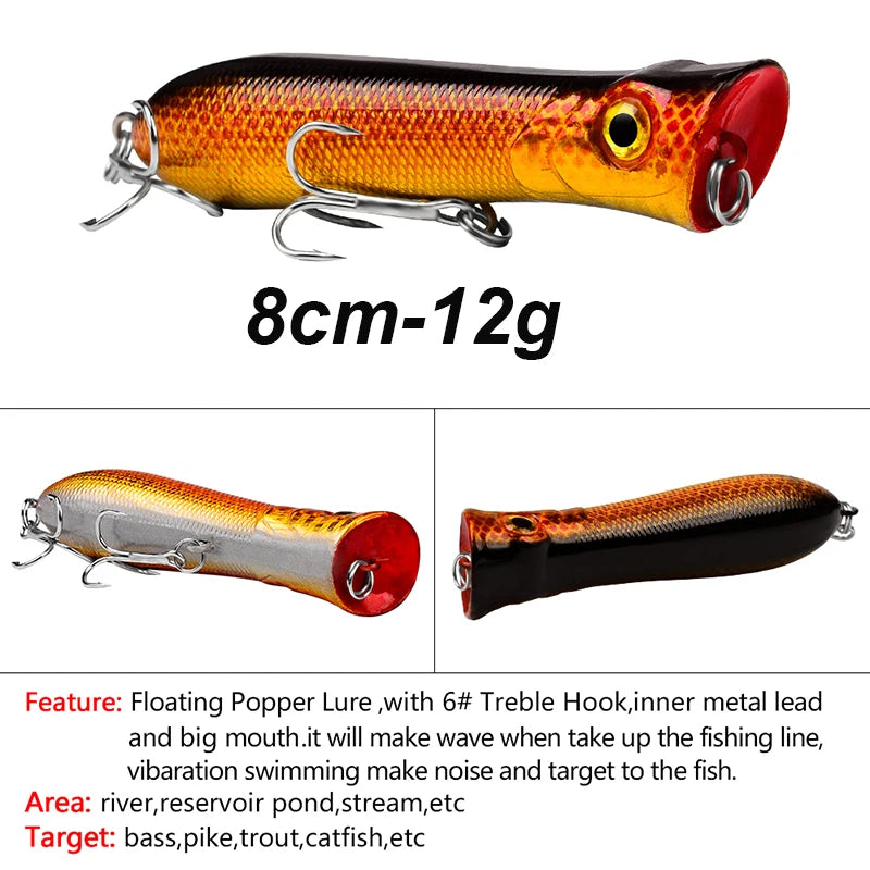 YUCONG 1PC Popper Fishing Lure