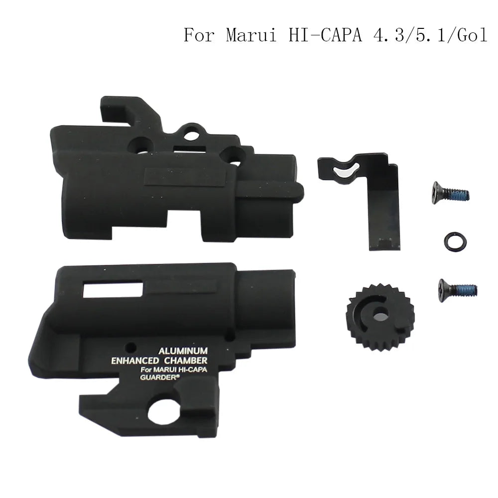 Aluminum Enhanced Hop Up Chamber Set For MARUI G17 G19 HI-CAPA TM M1911/MEU P226/E2 M45A1 M&P9