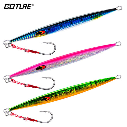 Goture 3pcs/παρτίδα Jigging Lure