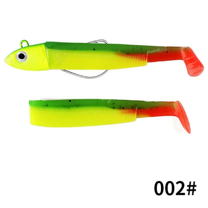 FTK Μαλακό μαύρο Minnow Jig Head