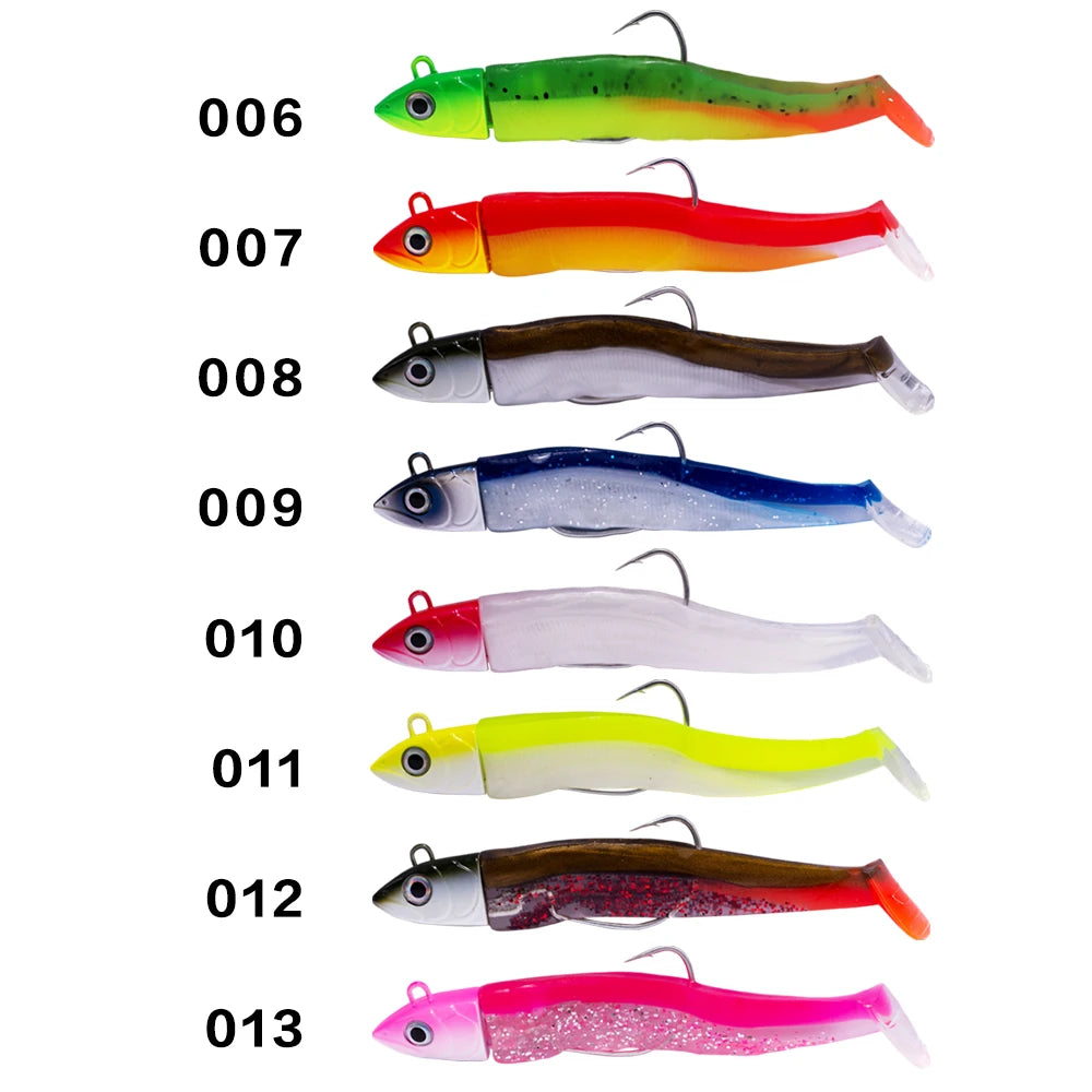 Black Minnow Lure 100mm