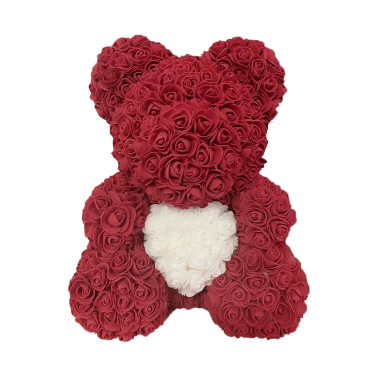 Red Rose Bear 40cm