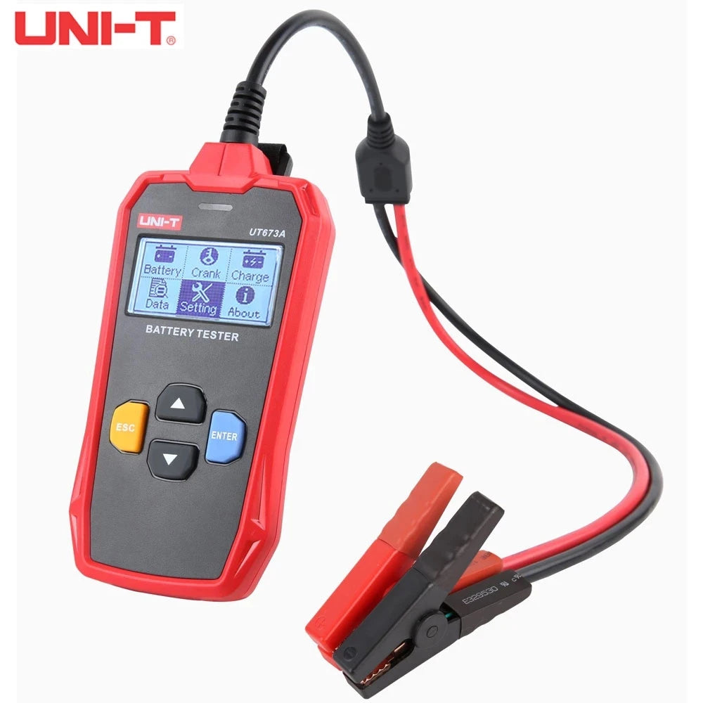 UNI-TUT673A/UT675A Battery Tester