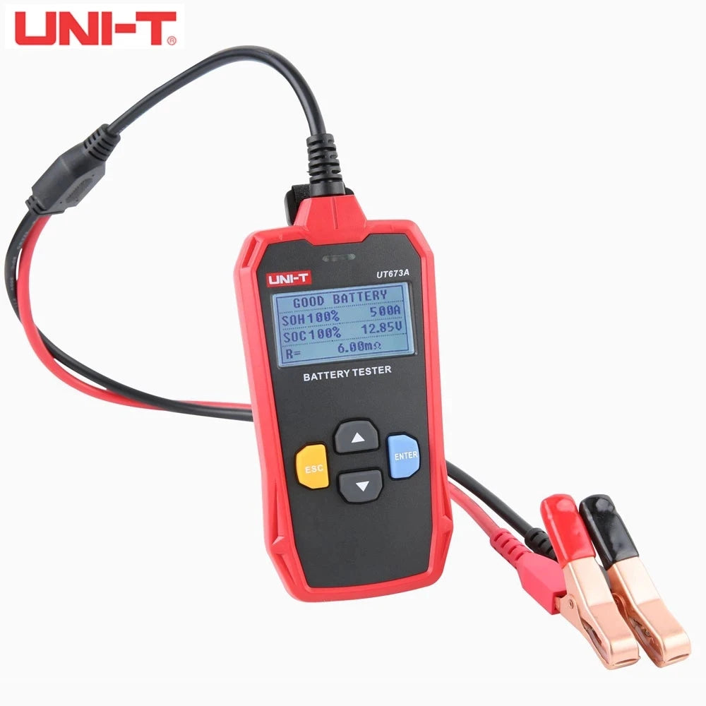 UNI-TUT673A/UT675A Battery Tester