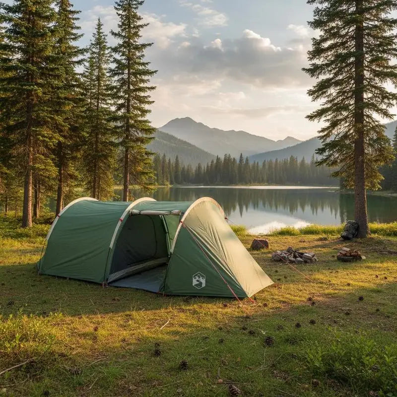 4-Season Tunnel Camping Tent for 4 People