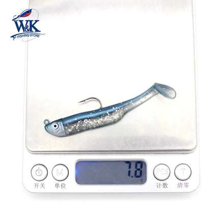 Slinky Shad 6cm με 5g Jig Head KIT