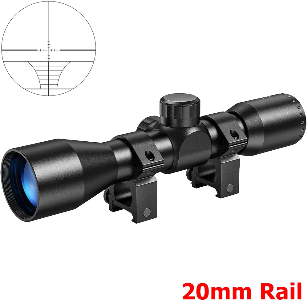 4X32 Compact Scope Mil-dot Crosshair