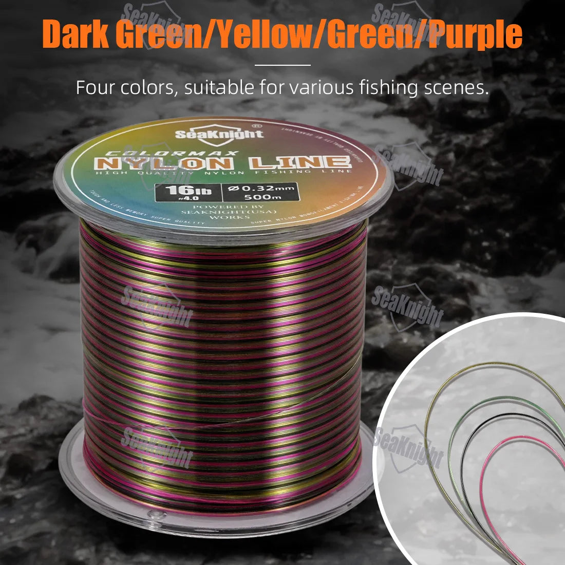 SeaKnight Colormax 500M Nylon Line