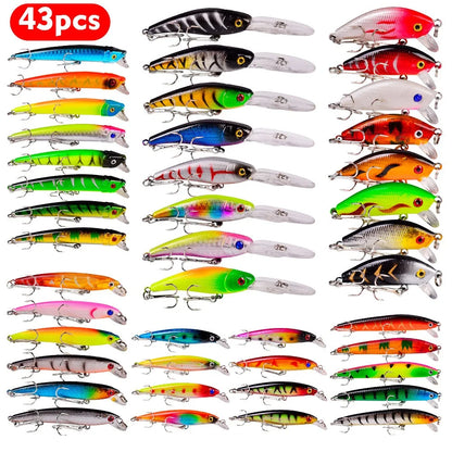 Fishing Lure Set Minnow Floating Lures