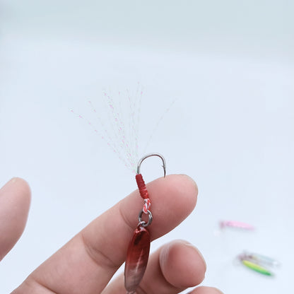 HOOFISH 1PCS Microjigging Fishing Lure 