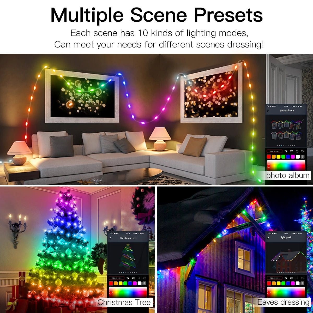 20M 10M 5M LED Christmas Lights