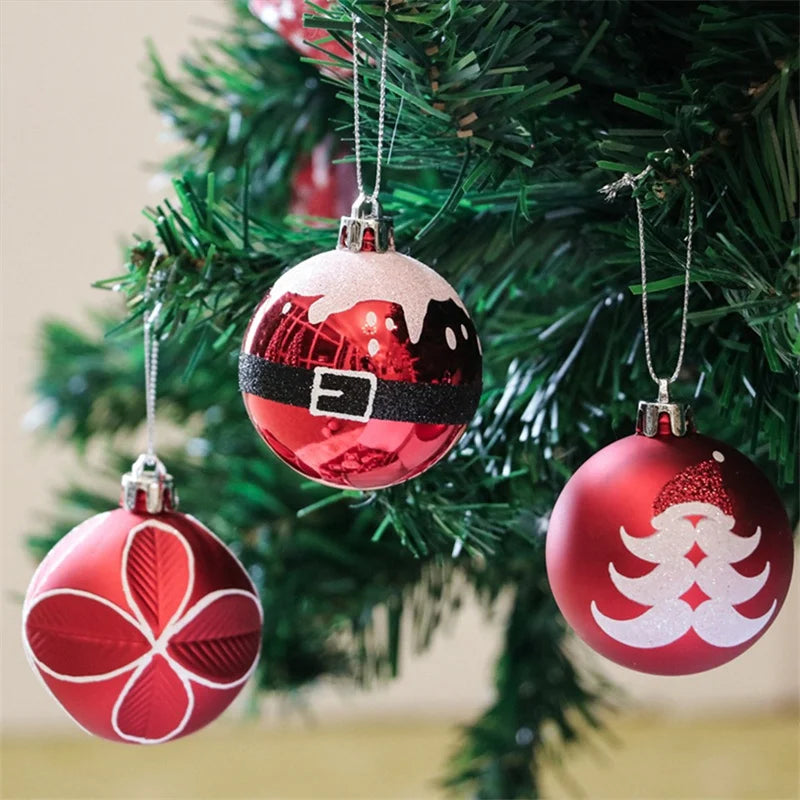 9Pcs/box 6cm Christmas Ball Decoration