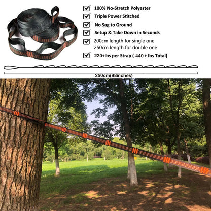 Solid Color Parachute Hammock