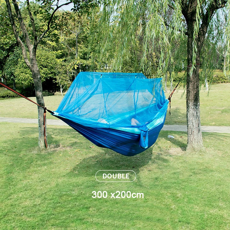 Single and Double Size Hammock with Mosquito Net