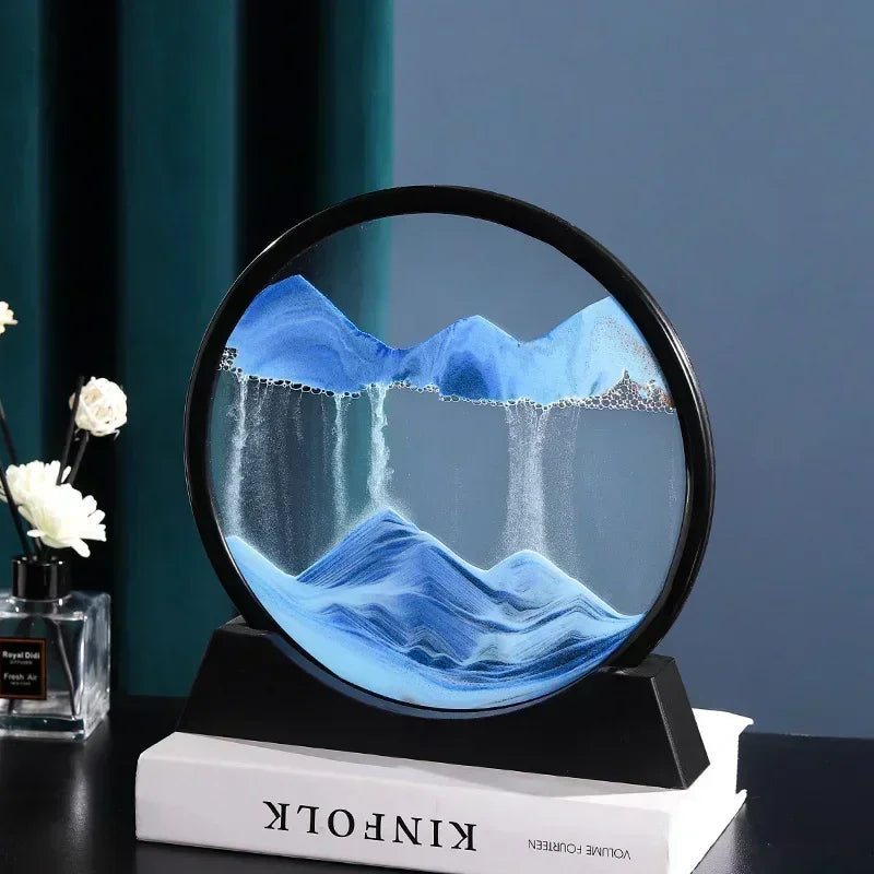 3D Moving Sand Home Decor