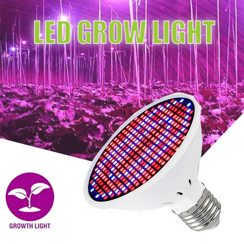 LED Grow Light E27 Full Spectrum Phyto Plant