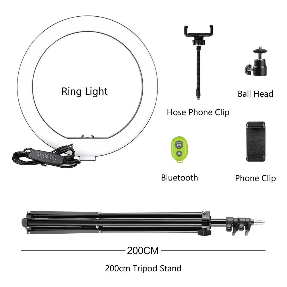 Dimmable LED Ring Light