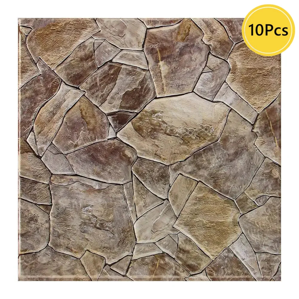 10pcs 3D Tile Wall Panel