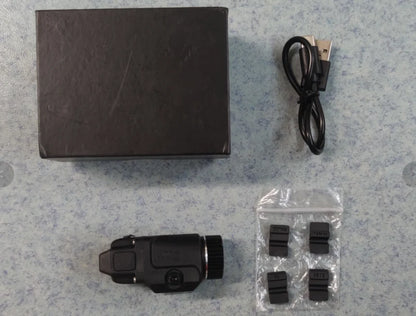 500 Lumens Pistol Rechargeable FlashLight EZ