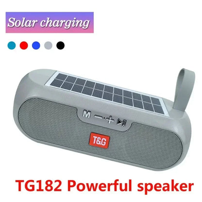 T&G TG182 Solar Charging Portable Bluetooth Stereo