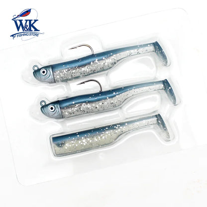 Slinky Shad 6cm με 5g Jig Head KIT