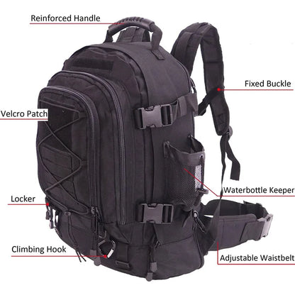LQARMY 60L Tactical Backpack