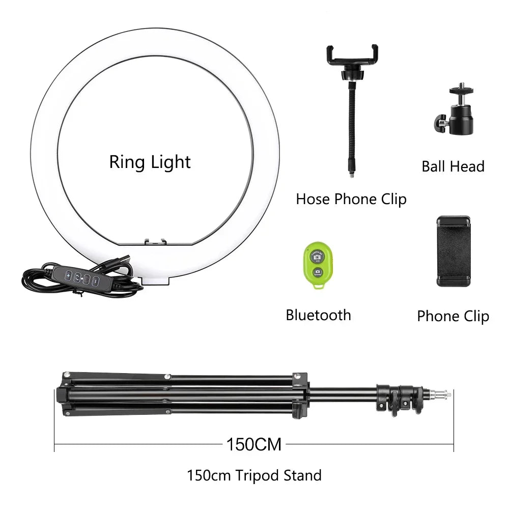 Dimmable LED Ring Light