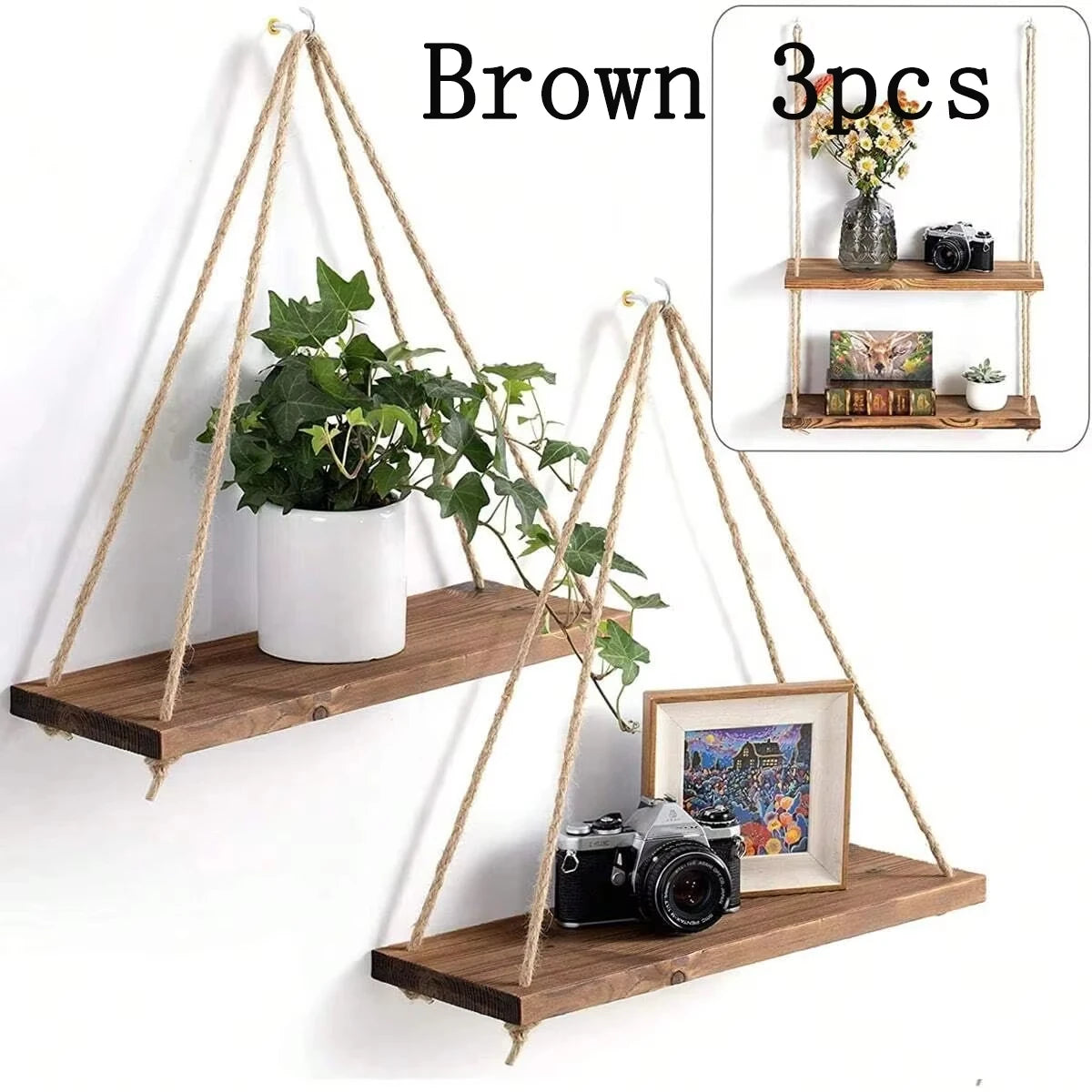 Wooden Swing Decoration