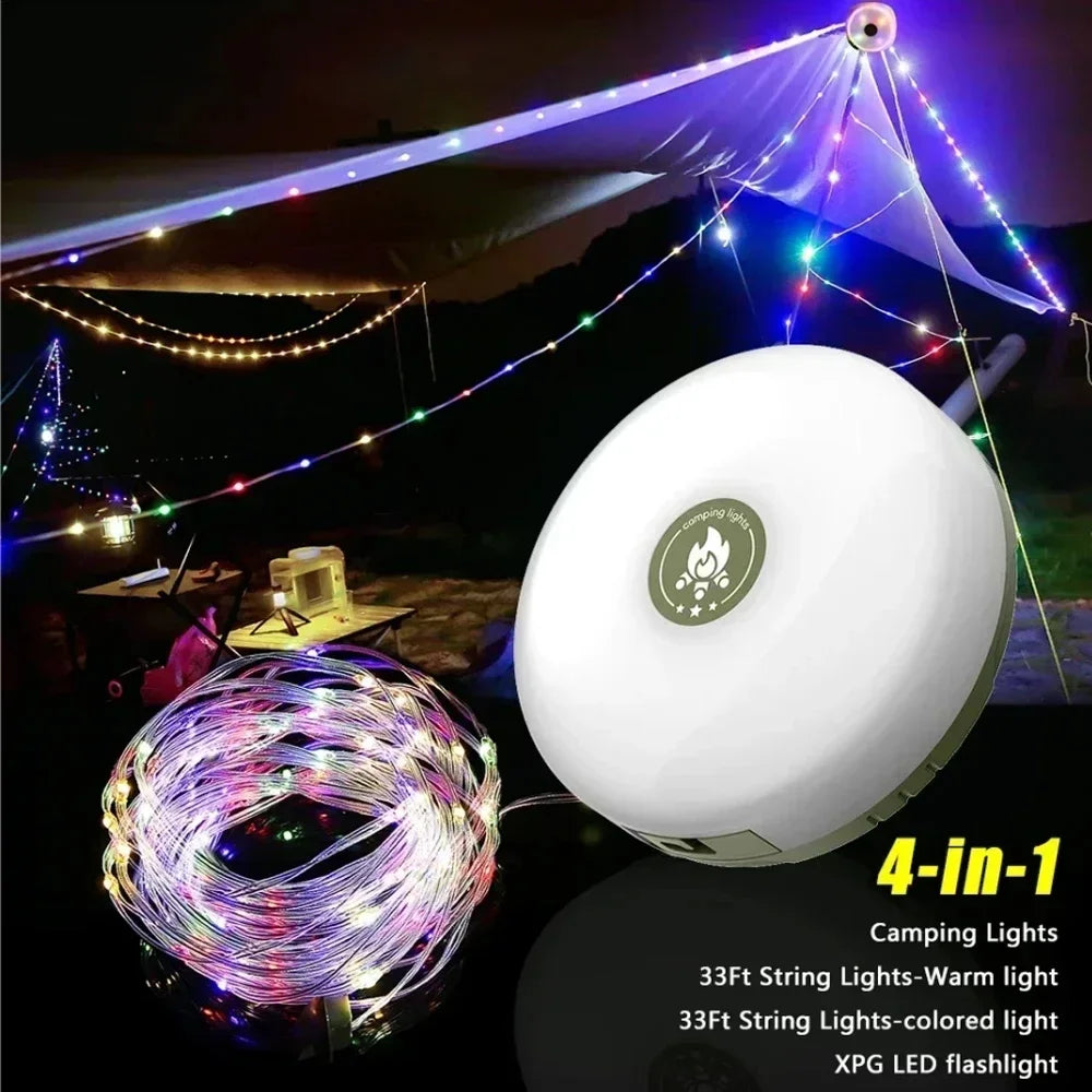 4-in-1 Camping String Led Lights