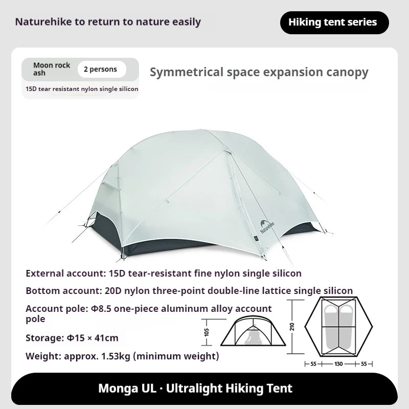 Naturehike Mongar UL Camping Tent 1-2 People