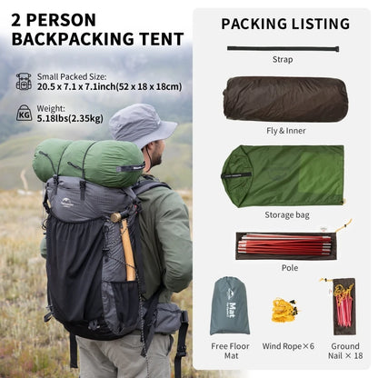 Naturehike Opalus Tunnel Tent 20D