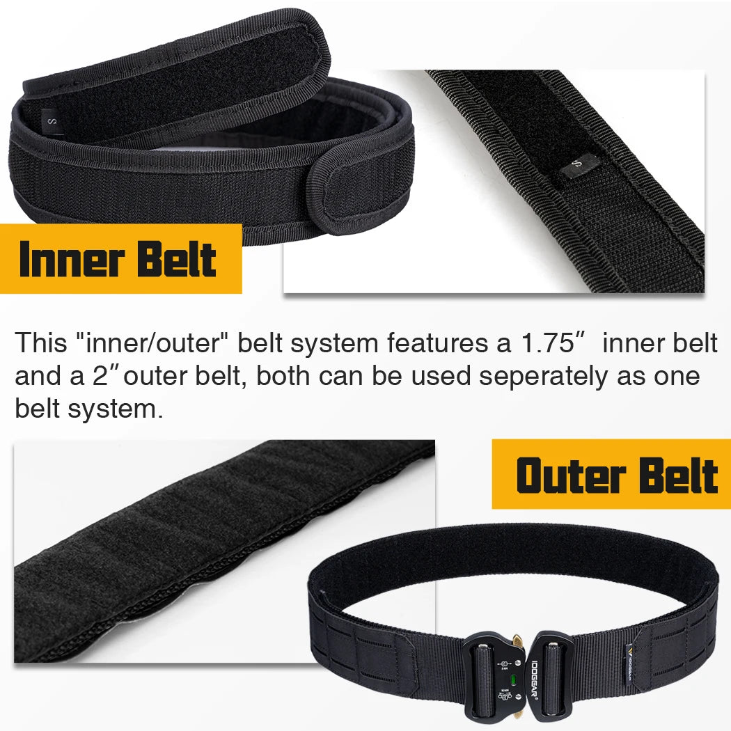 IDOGEAR 2 Inch Tactical Belt