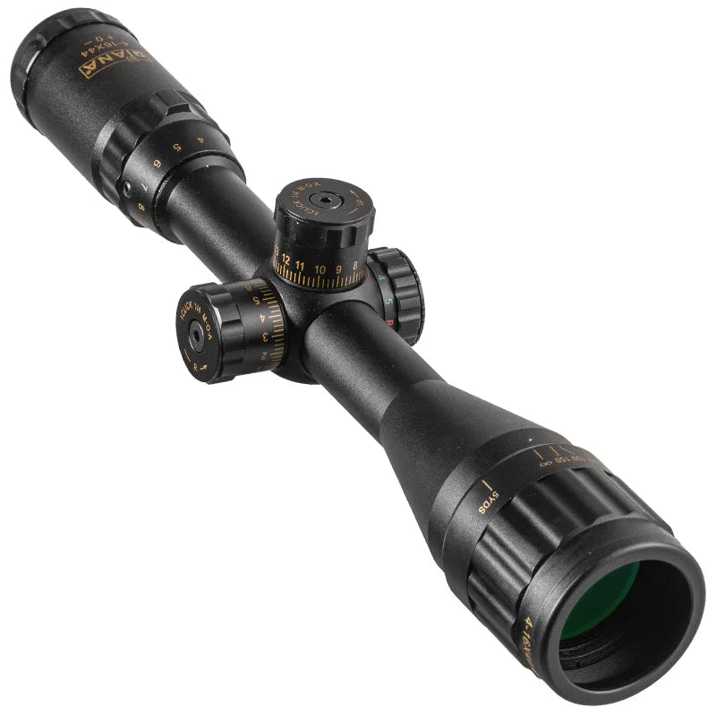 DIANA 4-16x44 Tactical Riflescope Optic Sight Πράσινο Κόκκινο Φωτιζόμενα Σκόπια Κυνηγιού Τοφέκι Sniper Sniper Airsoft Scope Scope