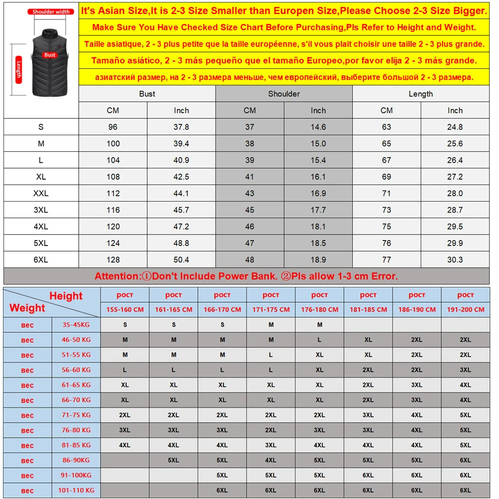 17/13/9 Areas Heated Jacket