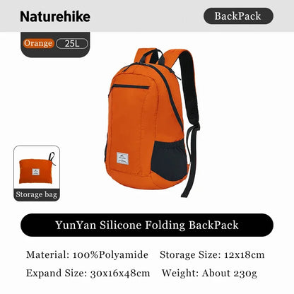 Naturehike 25L 30L Silicone Folding Backpack