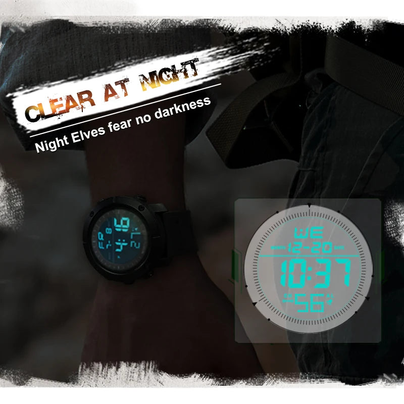 NORTH EDGE TANK Men's Digital Military Sports Watch