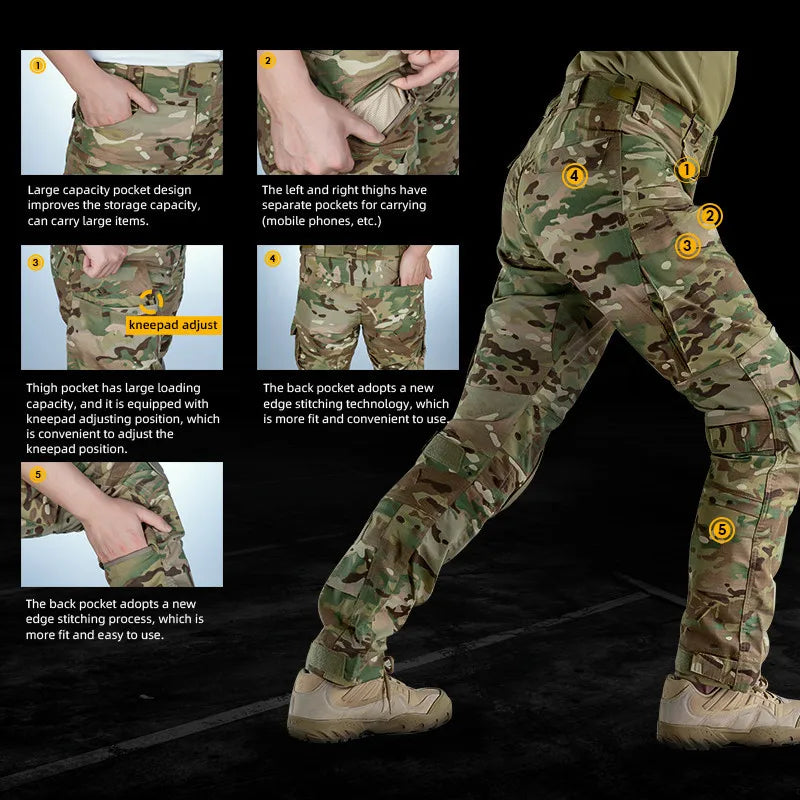 IDOGEAR Tactical Trousers G4 Combat Pants