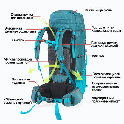 Naturehike 45L 55L Backpack With Rain Cover