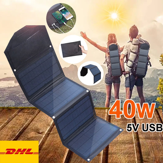 40w foldable solar pane