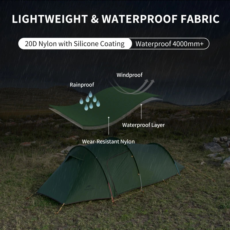 Naturehike Opalus Tunnel Tent 20D