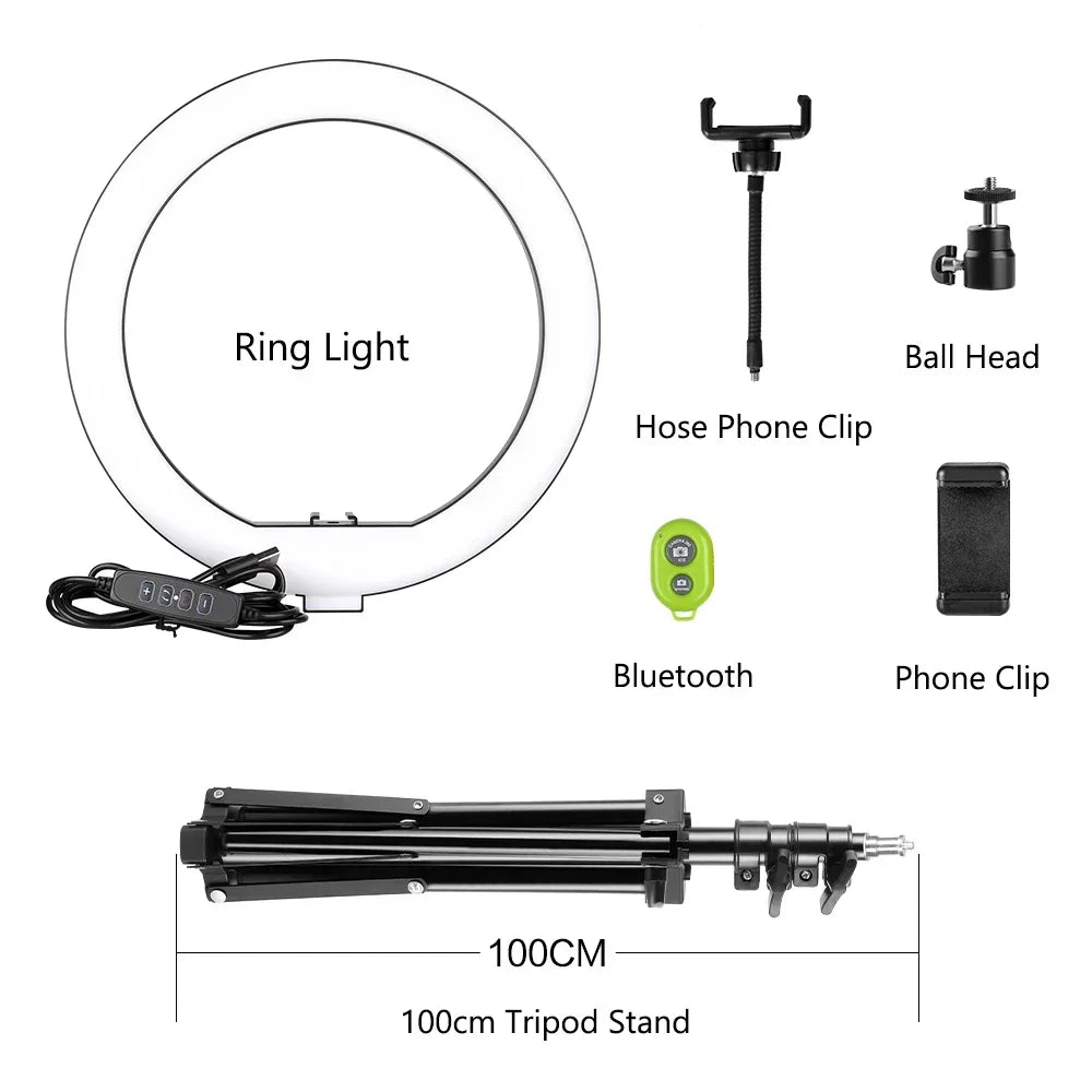 Dimmable LED Ring Light