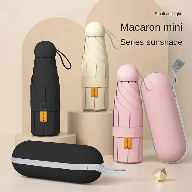 Ultralight & Compact Portable Capsule Umbrella UV 50