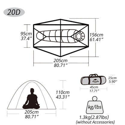 Naturehike Cycling Tent 1 Person