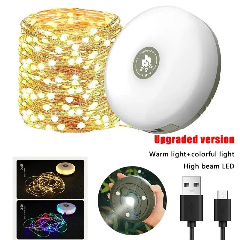 4-in-1 Camping String Led Lights