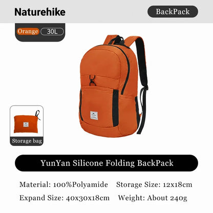 Naturehike 25L 30L Silicone Folding Backpack