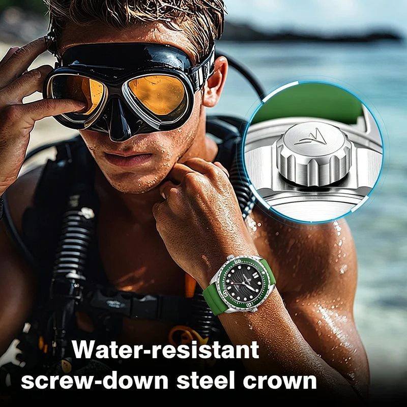 NORTH EDGE TRITON Solar Dive Watch 300M