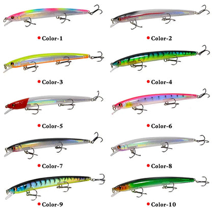 1Pc Minnow Fishing Lure Longcast 13.5cm 15.4g