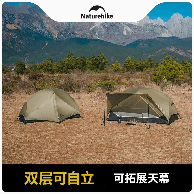 Naturehike Mongar UL Tent 1-2 Person Ultralight 15D Nylon Tent