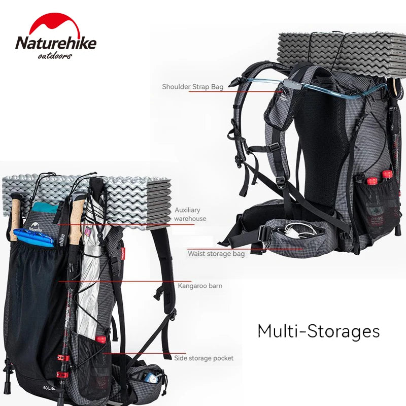 Naturehike Ultralight Backpack 60+5L/40L