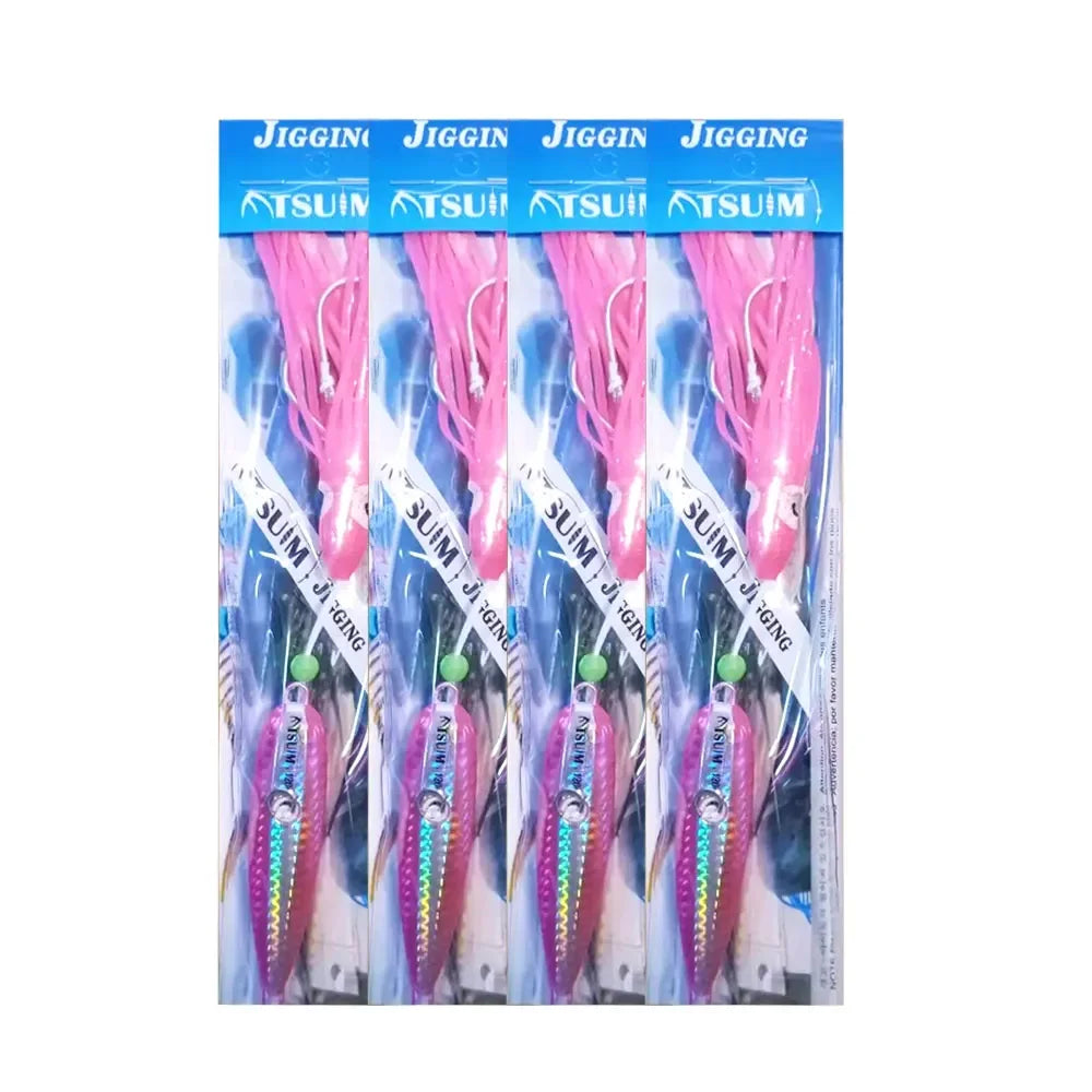 1PC Inchiku 80g100g120g150g200g250 Jig Metal Head